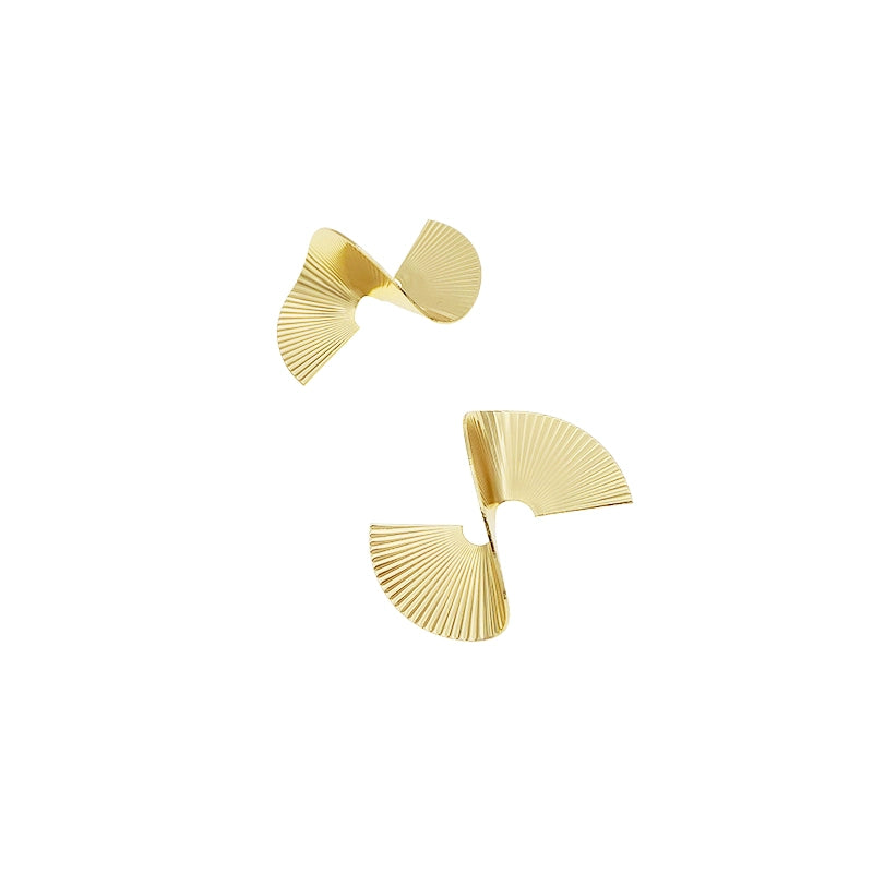 FN Circular Geometry Earrings LOJS98