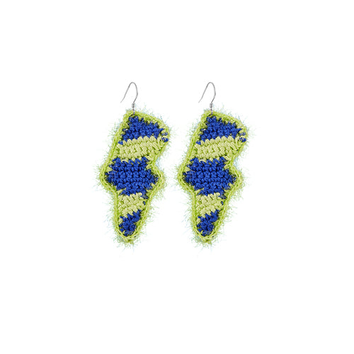 LB Hand Crochet "Lightning" Earrings LOJL103