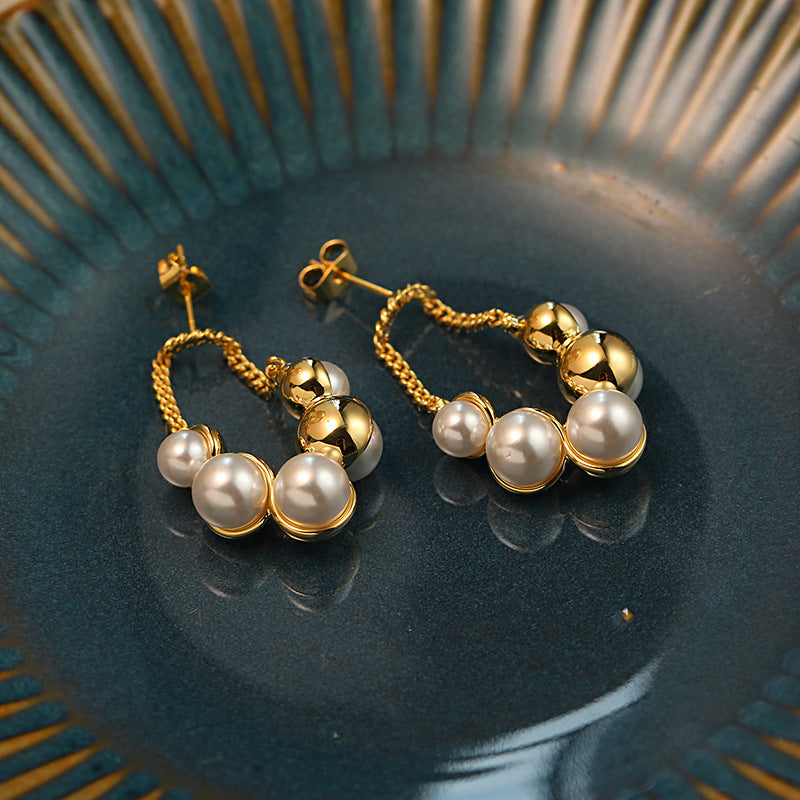 Vintage-Inspired Freshwater Pearl Earrings