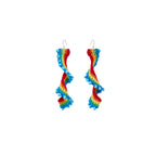 LB Roll Long Colored Ear Clip Earrings LOJL22