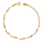 Preppy tennis racquet splicing looks thin titanium steel 18K gold plated