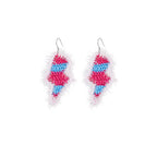 LB Hand Crochet "Lightning" Earrings LOJL103