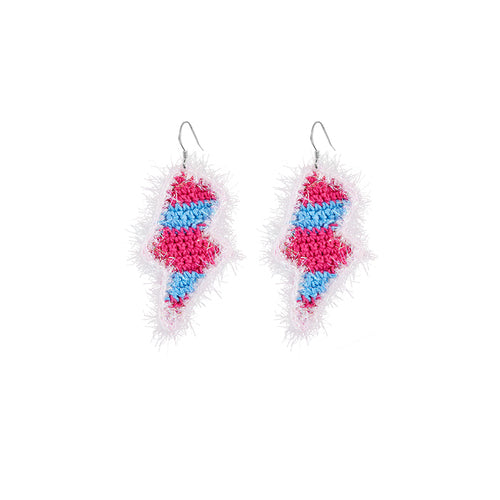 LB Hand Crochet "Lightning" Earrings LOJL103