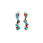 LB Roll Long Colored Ear Clip Earrings LOJL22
