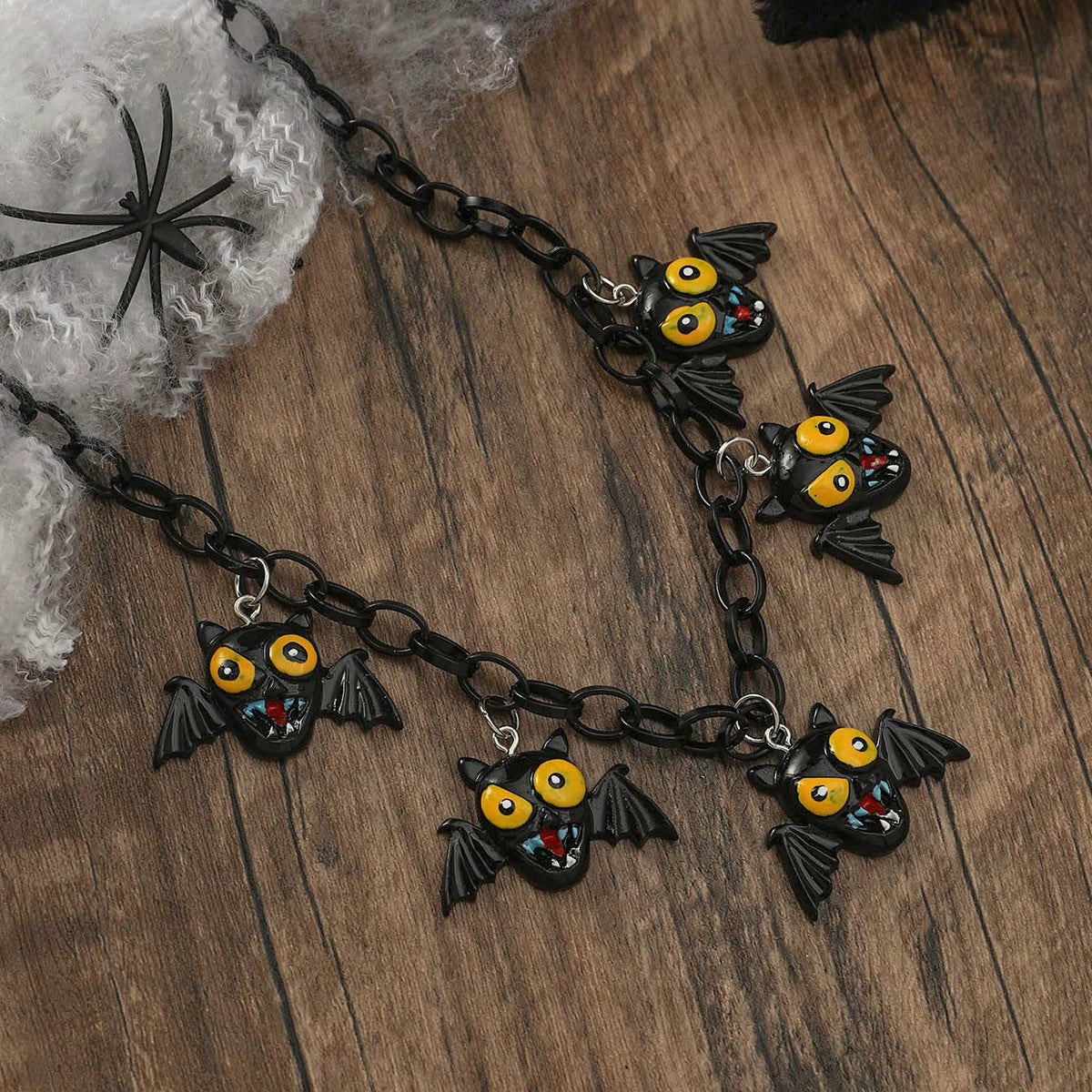 Halloween Pumpkin Collarbone Chain Party Necklace LJH41