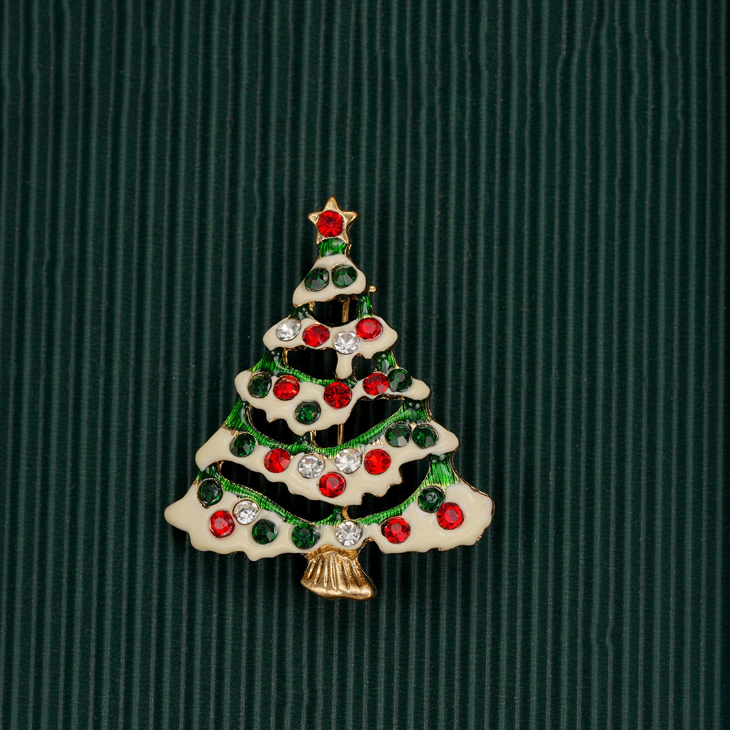 Santa Claus Tree Pin Boots Cat Snowman Brooch Gift LJC35