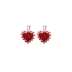 LB Hand Crochet Love Cute Ear Clip Earrings LOJL18