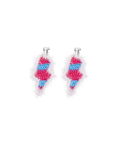 LB Hand Crochet "Lightning" Earrings LOJL103