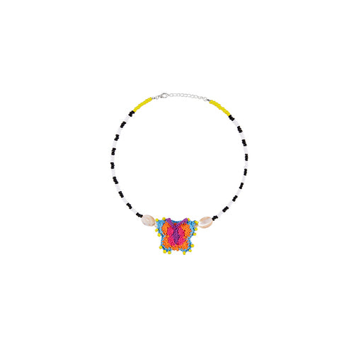 LB Butterfly Necklace Beaded Sweet Clavicle Chain LOJL52 CUSTOMIZE