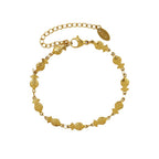 Lovely little fish titanium steel 18K gold plated
