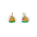 LB Hand Crochet "Triangle Tree" Earrings Christmas LOJL86