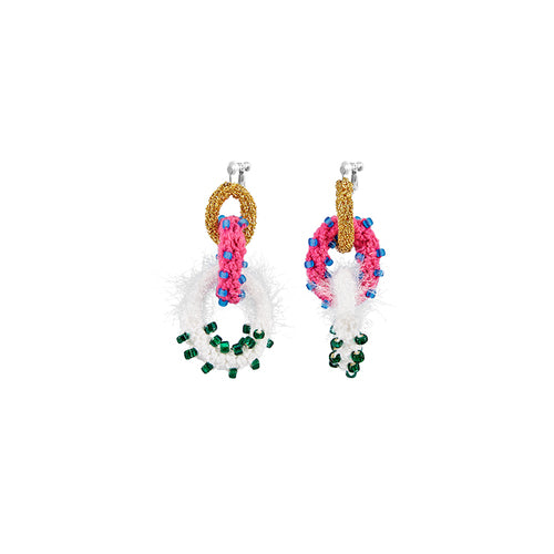 LB Surrounding Earrings Exquisite Ear Clip LOJL26