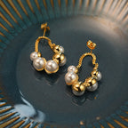Vintage-Inspired Freshwater Pearl Earrings
