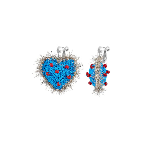 LB Polka Dot Love Cute Ear Clip Earrings LOJL25