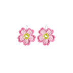 LB 'Sakura' Earrings Big Flower Ear Clip LOJL19