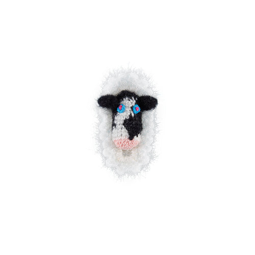 LB Hand Hook Braided Plush “Cowâ€?Hair Clip LOJL67