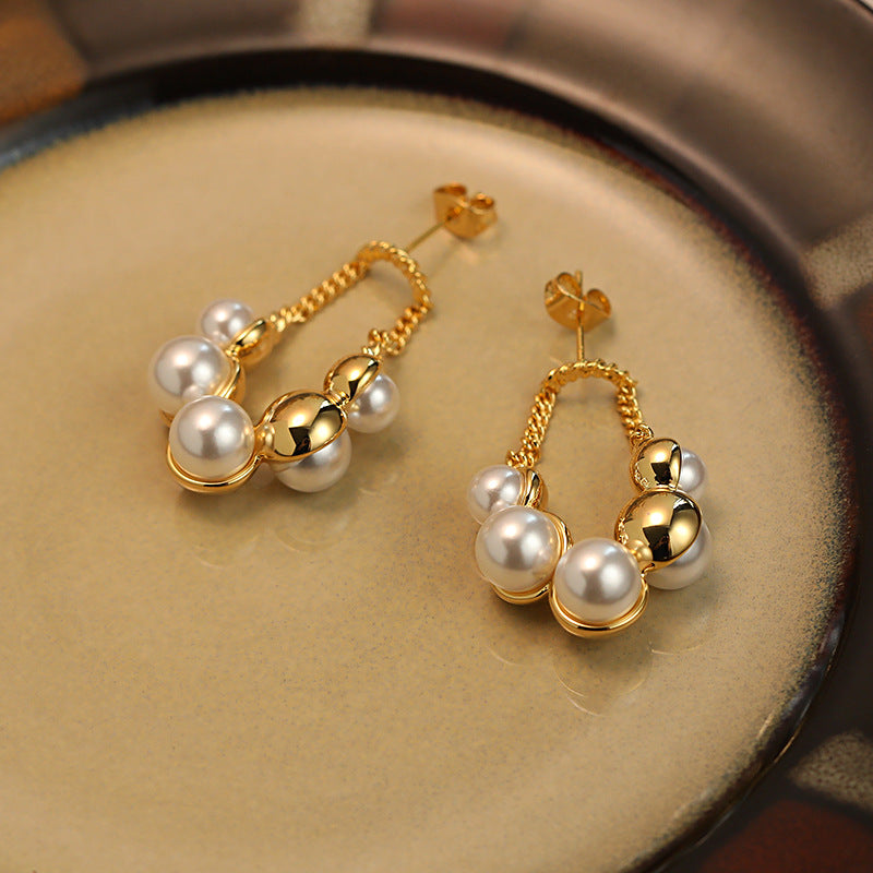 Vintage-Inspired Freshwater Pearl Earrings