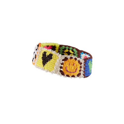 LB Hand Hook “Smiling Faceâ€?Knitted Cute Headband LOJL63