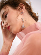 FN Butterfly Long Tassel Earrings LOJS3