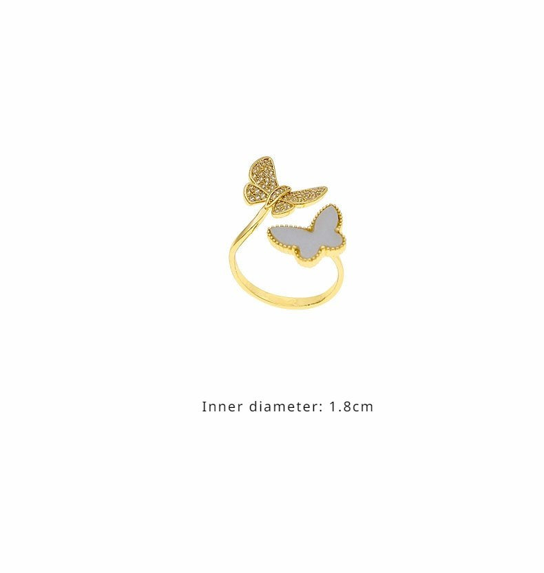 FN Simple Butterfly Adjustable Ring LOJS22