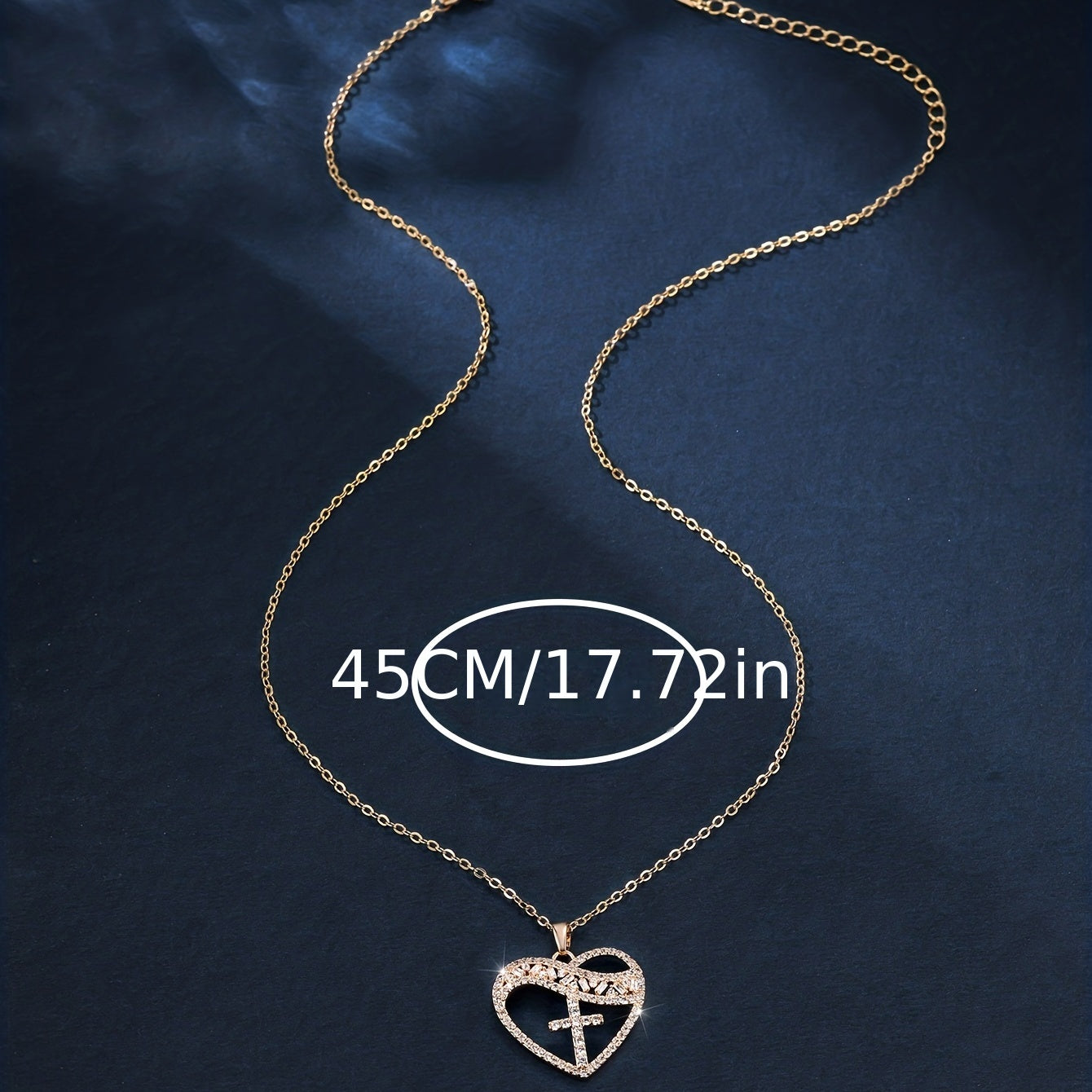 Show Your Love with this Unique Heart-Shaped Cross Pattern Pendant - Perfect Mother's Day Gift!