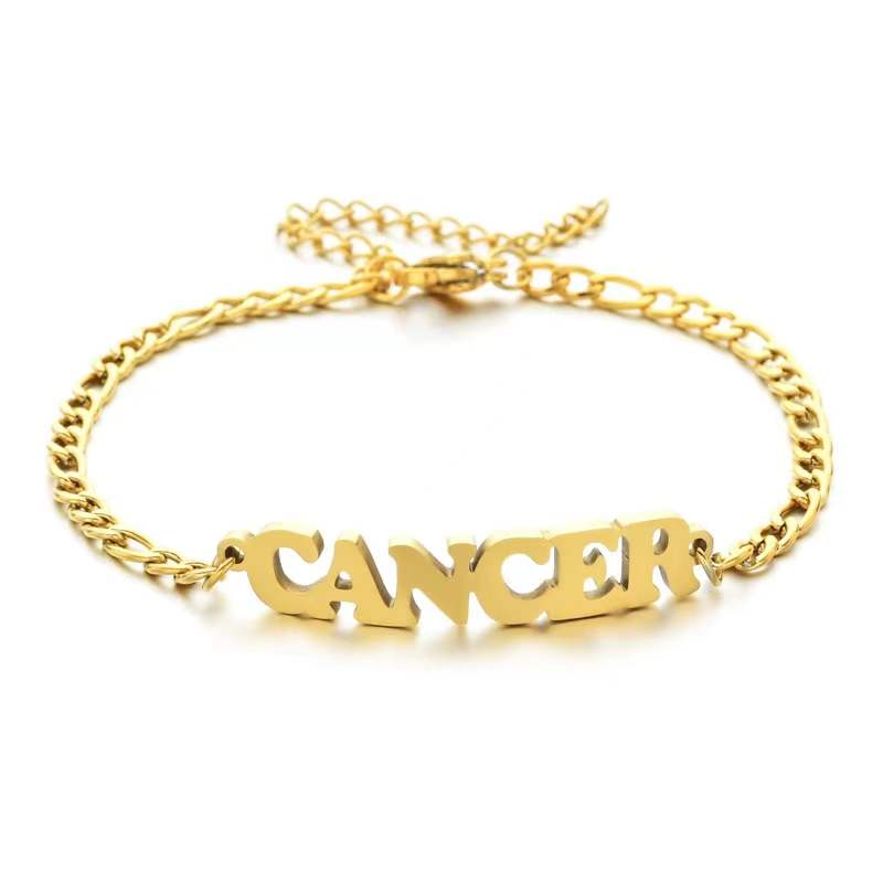 Unleash Your Inner Star Sign with Our Stainless Steel Constellation Letter Bracelet