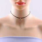 Gothic Sexy Red Heart Pendant Necklace - A Must-Have Accessory!