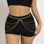 Gorgeous Layered Fringe Chain Waist Chain - A Sexy Body Chain for Women