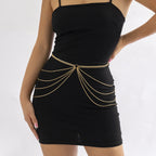 Gorgeous Layered Fringe Chain Waist Chain - A Sexy Body Chain for Women