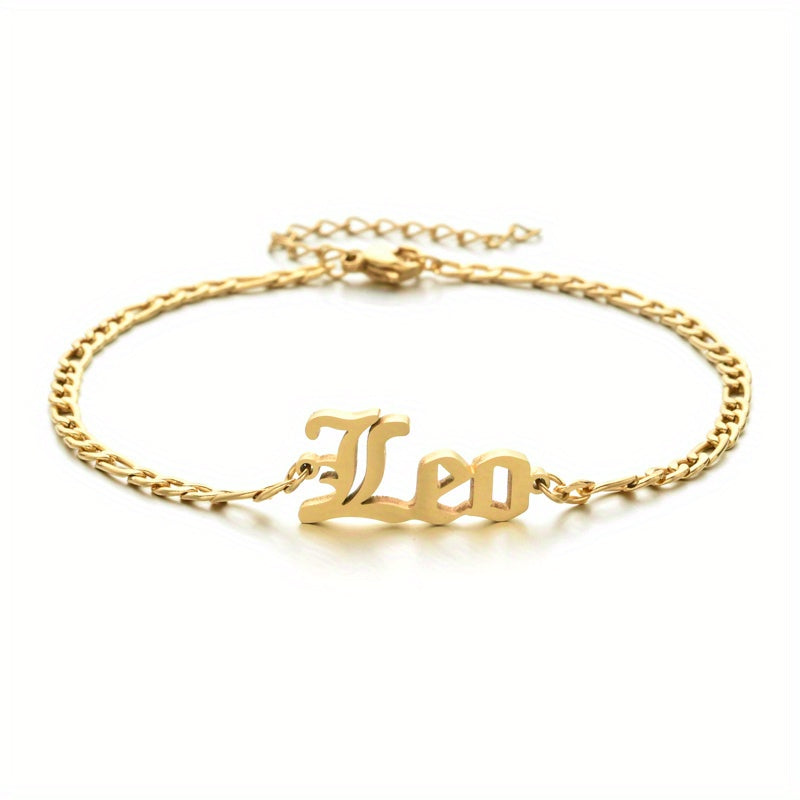 Shine Bright with Our 18K Gold Plated 12 Constellation Anklet - Adjustable and Dainty, Perfect for Birthday Gifts!