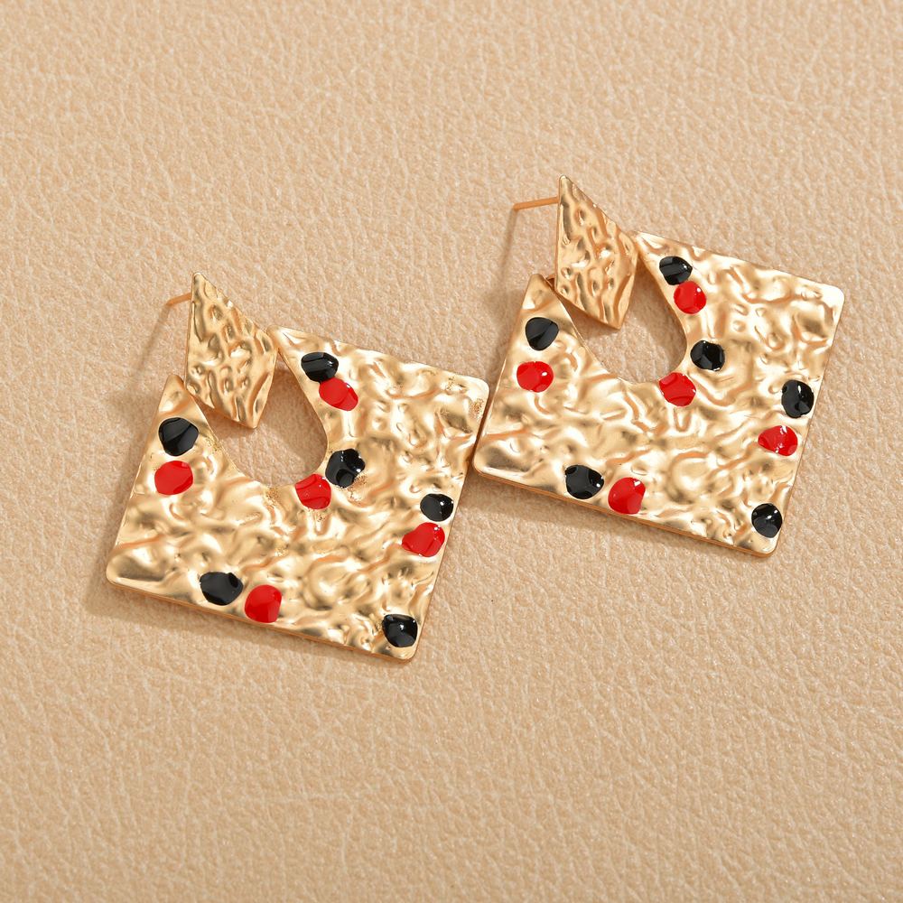 Irregular Geometric Dangle Earrings For Women Girls
