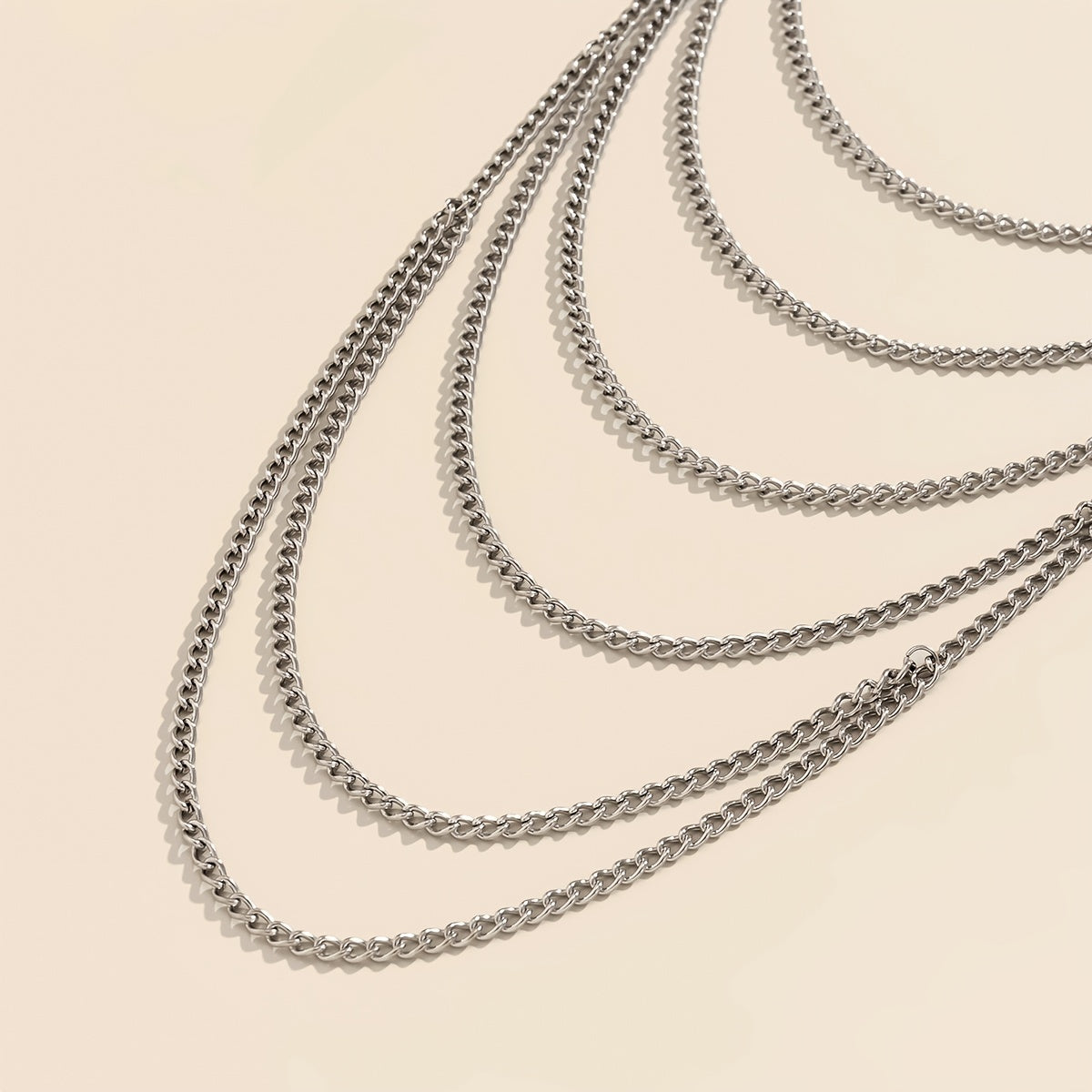 Shine Bright with our Rhinestone Water Drops Layered Tassel Body Chain - Perfect for the Holidays!