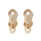 FN Acetate Acrylic Irregular Chain Earrings  LOJS128