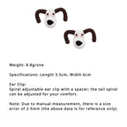 LB Hand Crochet "Dog" Cute Stud Earrings LOJL109