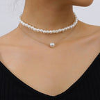 Gorgeous 2-Piece Pearl Necklace Set - Perfect for Women!