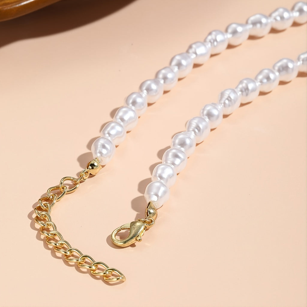 Trendy 2023 Baroque Pearl Pendant Necklace - Great Quality, Lightweight & Perfect Gift