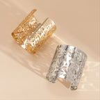 Exaggerated Fashion Flower Cutout Open Bracelet 2023 New In Trendy Accessories