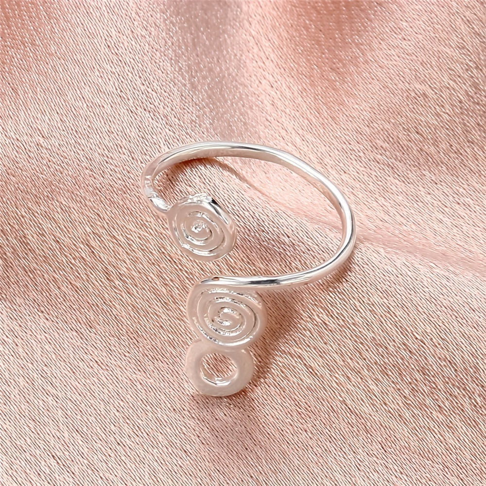 Simple Comfort-Fit Adjustable Toe Rings Summer Beach Foot Jewelry