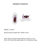 LB Hook Knitting “surfingâ€?Dog Cute Hair Clip Hair Accessories LOJL69
