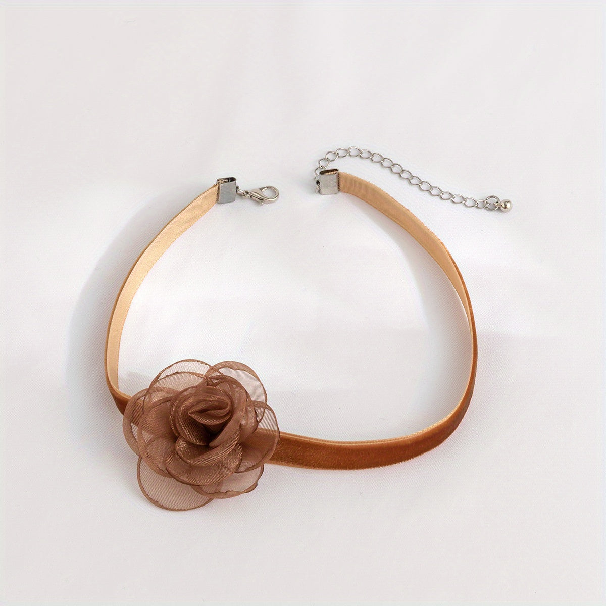 Vintage Elegant Multicolor Flower Charm Choker Necklace - Perfect for Women & Girls!