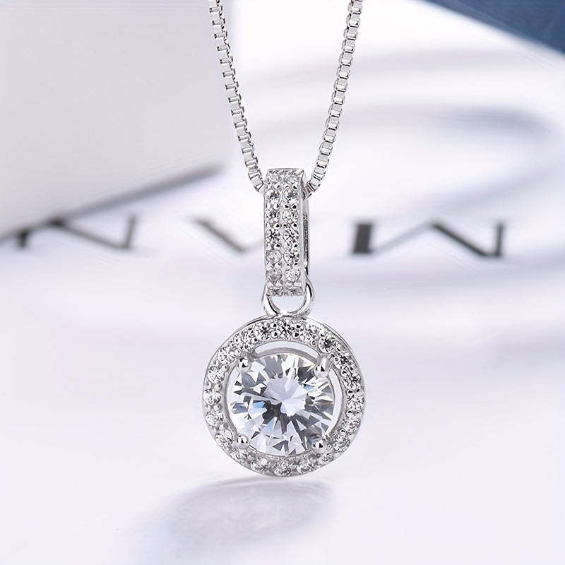 1pc Stunning 1ct D Color VVS Moissanite Necklace for Men - Classic and Simple Design, Fine Jewelry Accessory for Trendy Style in 2023
