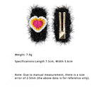 LB “Loveâ€?Headwear Side Hair Clip LOJL64