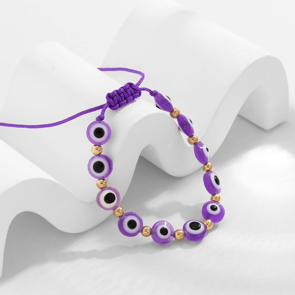 2023 New In: Colorful Devil's Eye Adjustable Hand Braided Bracelet - A Unique Women's Jewelry Piece!