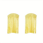 Vintage Light Luxury Tassel Dangle Earrings Women's High-end Waterfall Earrings Retro Gift For Girls Women (1 Pair)