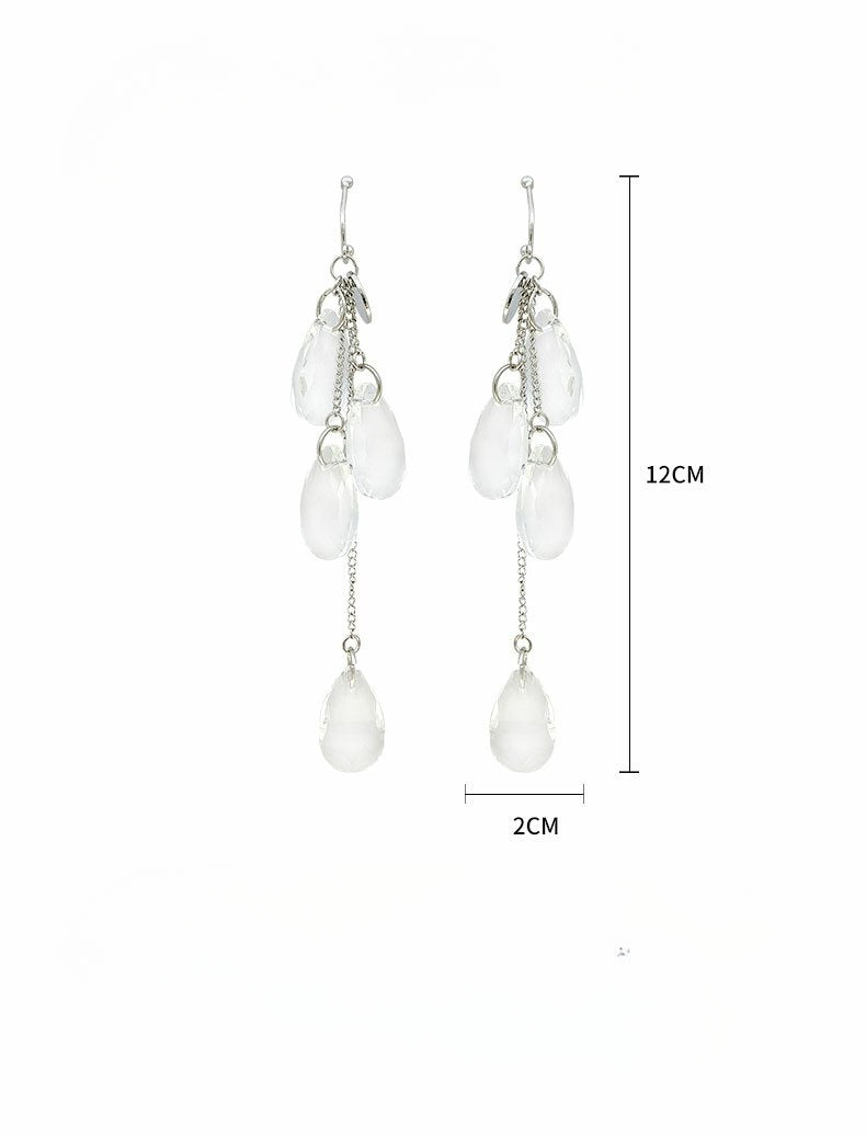FN Simple Crystal Earrings Earrings LOJS2