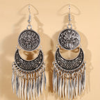 Vintage Bohemian Tassel Drop Earrings - Perfect for Ethnic Style & Party Wear!