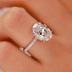 Elegant Moissanite Engagement Ring in Sterling Silver with Certificate and Box - Perfect for Weddings, Parties, and Special Occasions