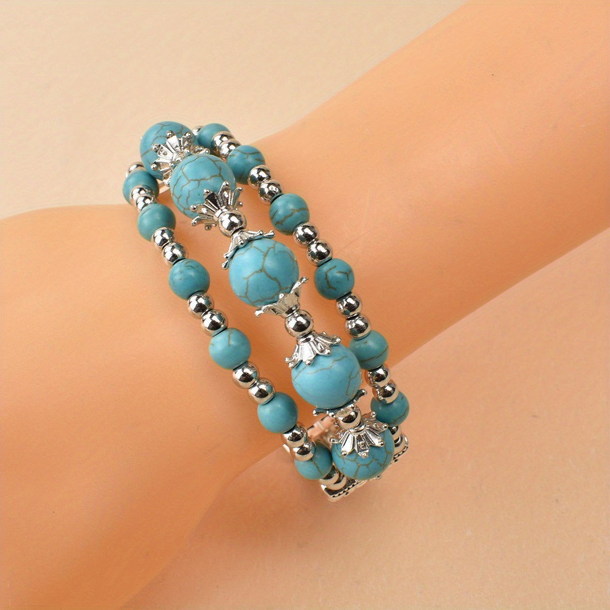 Add a touch of vintage boho charm with our Turquoise Bracelet for Women