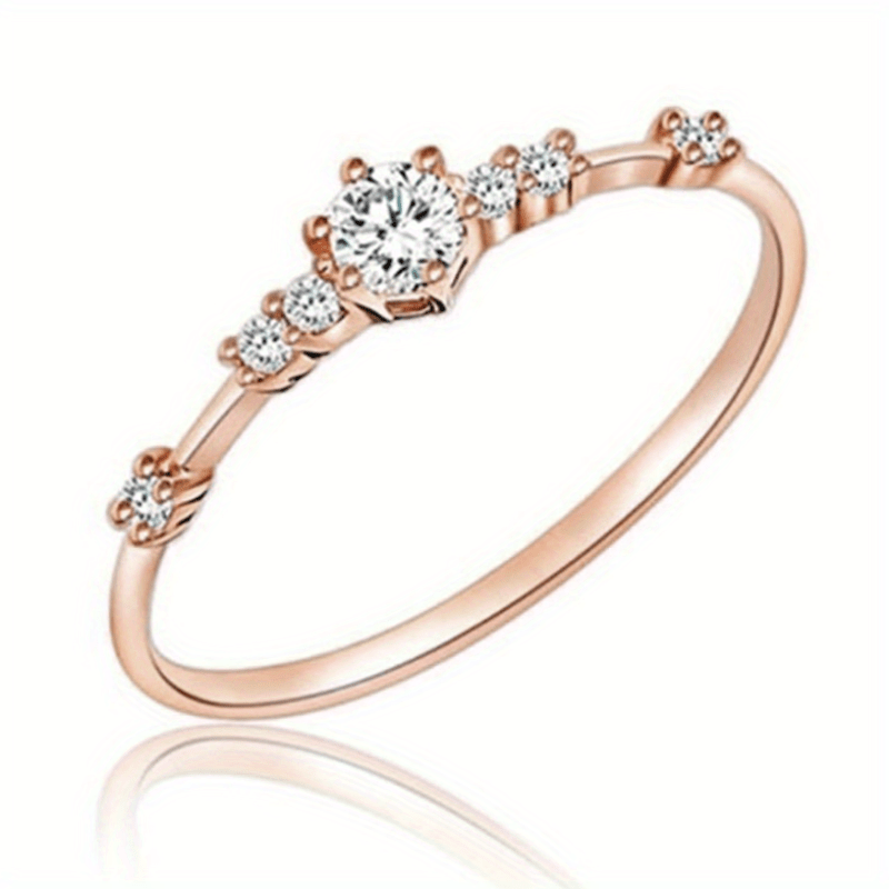 Exquisite Rhinestone Inlaid Ring for Weddings, Engagements and Parties - Perfect Gift
