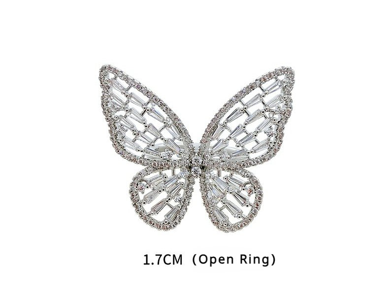 FN Simple Hollow Butterfly Ring LOJS18